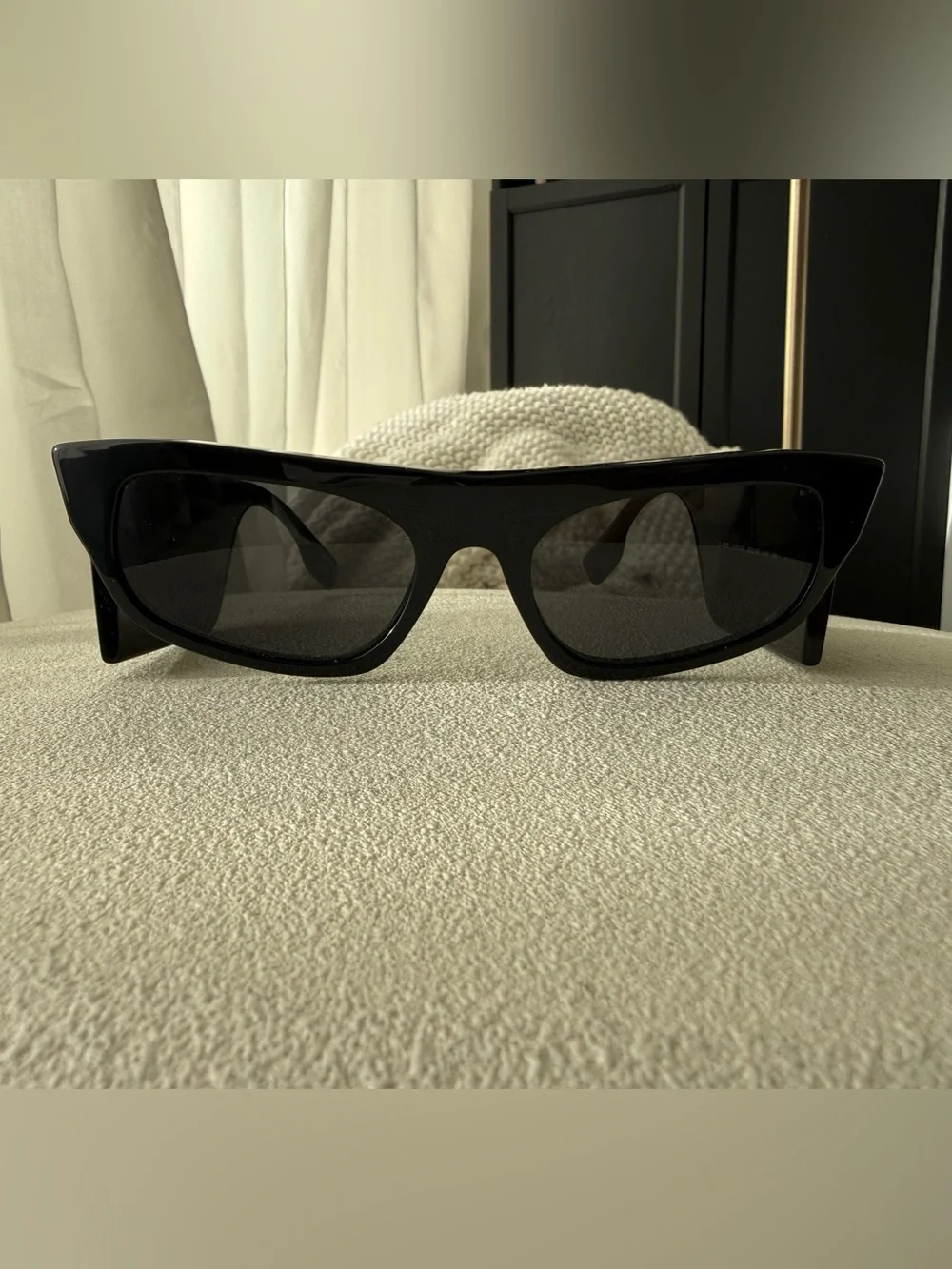 Burberry Black Cat-Eye Sunglasses with Tan Case - NWT